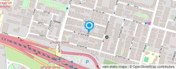 מפת הגעה אל יגאל קרבס מעצב גרפי