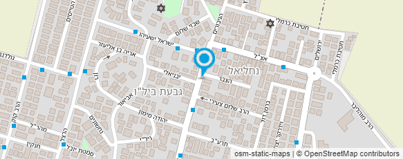 מפת הגעה אל מתנ''ס בית ראשונים