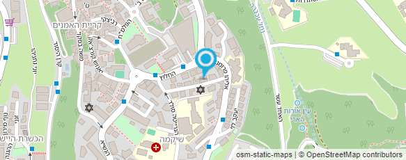 מפת הגעה אל בית הדסה