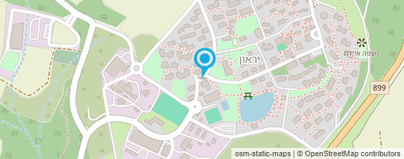 מפת הגעה אל מוסך יראון מפת הגעה אל מוסך יראון