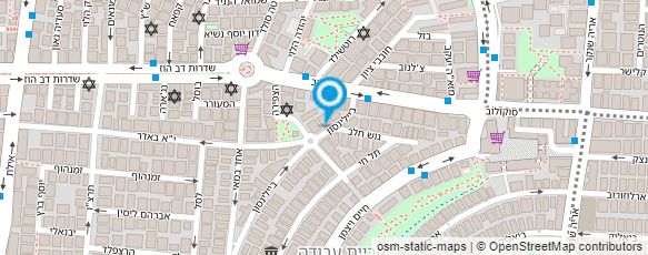 מפת הגעה אל מגבות מתוקות