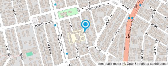 מפת הגעה אל מרכז יום לקשיש