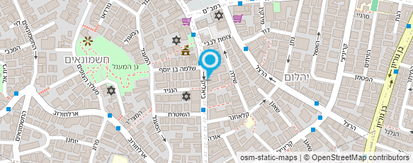 מפת הגעה אל רונן-חשמלאי וטכנאי מיזוג