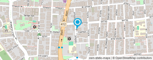 מפת הגעה אל חני בצלאל אדריכלית פנים