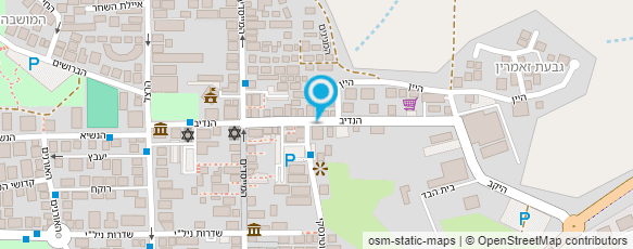 מפת הגעה אל המקום שלי במושבה