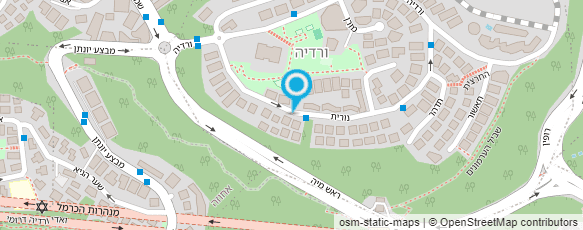 מפת הגעה אל איתי מרדכי מורה לנהיגה