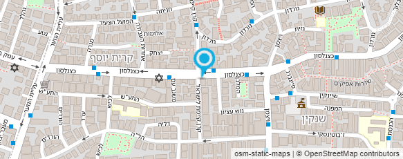 מפת הגעה אל צ'יצ'ו גריל ישראלי