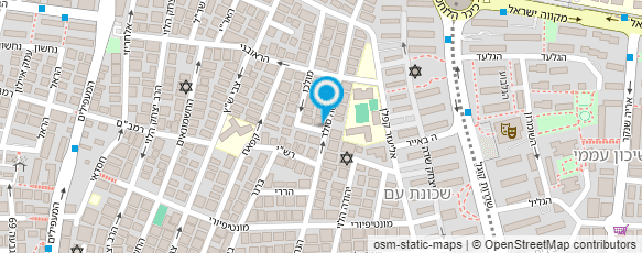 מפת הגעה אל חני עיני הילרית מוסמכת