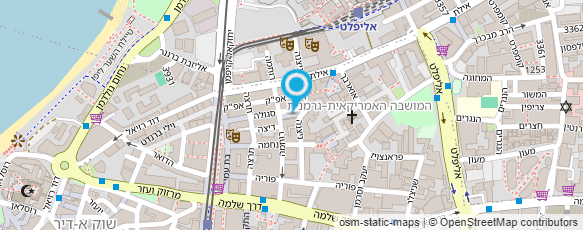 מפת הגעה אל רוז & בלום- אדריכלות