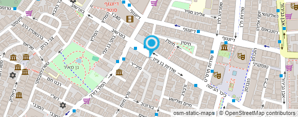 מפת הגעה אל רוזנר קרן