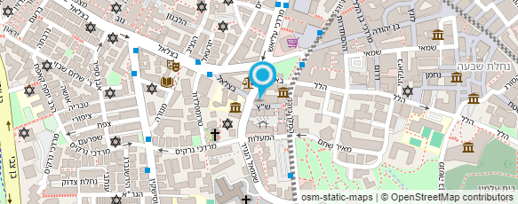 מפת הגעה אל דאנא-גלריה לאומנות עכשיוית