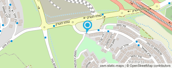 מפת הגעה אל גבעת טל