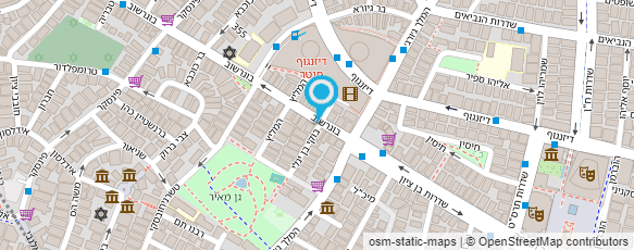 מפת הגעה אל חיים אשכנזי עיצוב שער