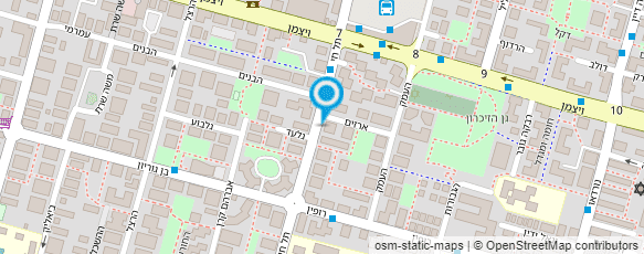 מפת הגעה אל ילנה לוינזון-הנהלת חשבונות