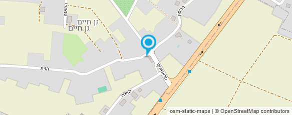 מפת הגעה אל צרכניה גן חיים