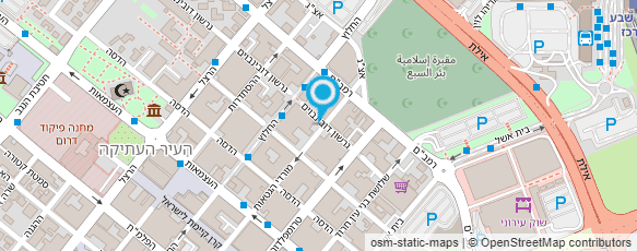 מפת הגעה אל טופ הנגב פרויקטים בנין ופיתוח בע"מ