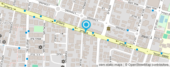 מפת הגעה אל פלאפל ביאליק