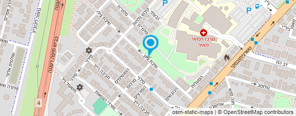 מפת הגעה אל ד"ר דבורה שני המרכז לליקויי למידה