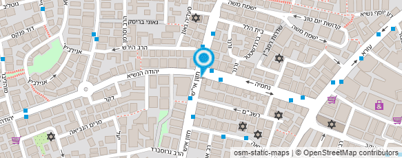 מפת הגעה אל פלאפל יצחק