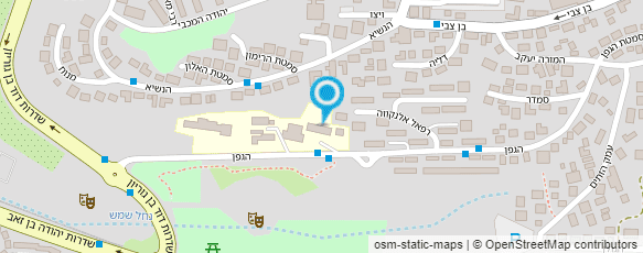 מפת הגעה אל בי"ס שפות ותרבויות