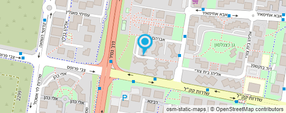 מפת הגעה אל חלי שניר פסיכולוגת קלינית