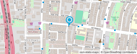 מפת הגעה אל פינת הבוכרי