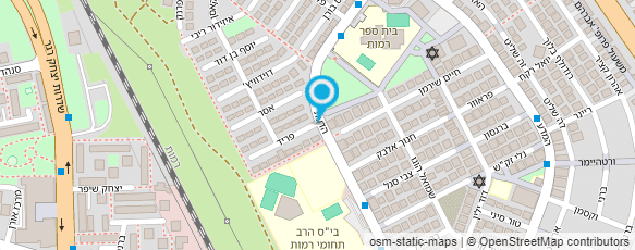 מפת הגעה אל מכללה טכנולוגית להנדסה עמל