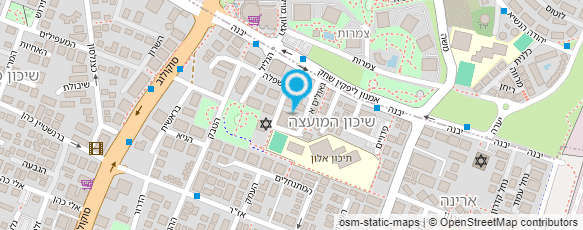מפת הגעה אל מירב  מרנשטיין