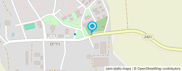 מפת הגעה אל ניראל יזמות חקלאית בע"מ