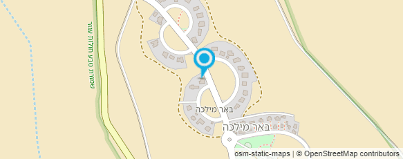 מפת הגעה אל גידולי באר מילכה בע"מ