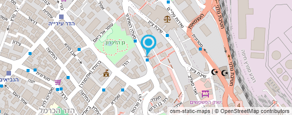 מפת הגעה אל גלריה תמר מסר