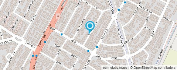 מפת הגעה אל מרכז אורי-קבוצות העצמה