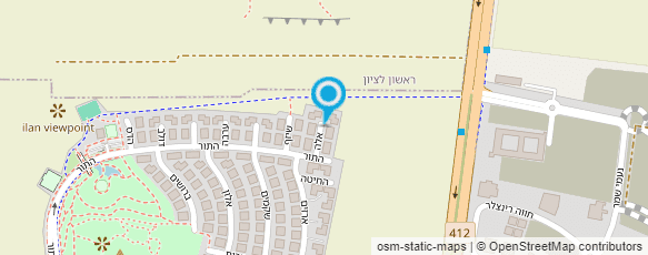 מפת הגעה אל טובה ראובני- תכנון ועיצוב פנים