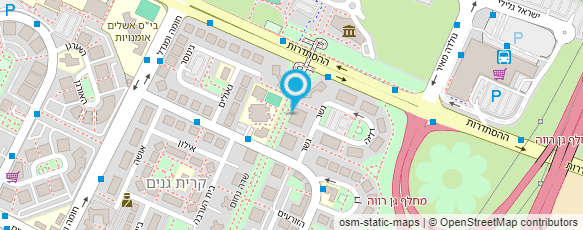 מפת הגעה אל ש.ס.ק שירותי סדר וקלדנות