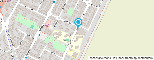 מפת הגעה אל מרכז קהילתי קרית ביאליק