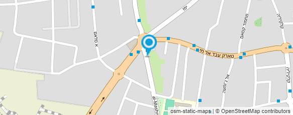 מפת הגעה אל בית ספר אלנג'אח