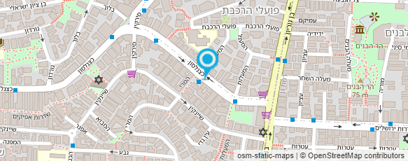 מפת הגעה אל גלרית שורץ