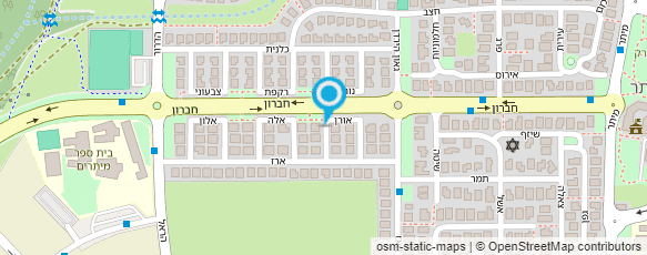 מפת הגעה אל אחוזת נדל"ן