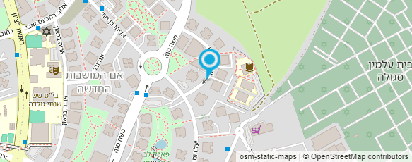 מפת הגעה אל רוני בריל ייעוץ סביבתי