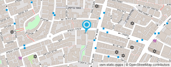 מפת הגעה אל בנק פועלי אגודת ישראל בע"מ