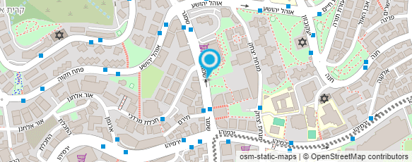 מפת הגעה אל בנק פועלי אגודת ישראל בע"מ