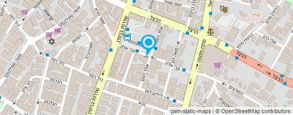 מפת הגעה אל שף על האש-כשר גלאט