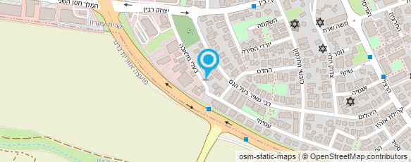 מפת הגעה אל מוסך בילו סנטר