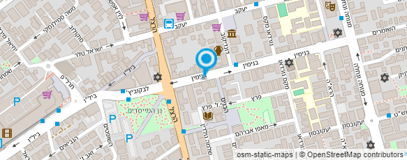 מפת הגעה אל עו"ד קופר צבי