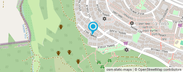 מפת הגעה אל גדעון ממרוט הנדסה אזרחית בע"מ