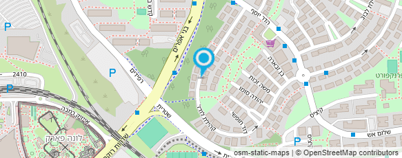 מפת הגעה אל הסעות נכים- ערוסי