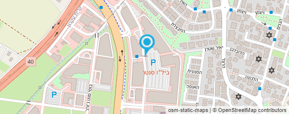 מפת הגעה אל מתפרת אקספרס