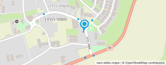 מפת הגעה אל אתנחתא בירדן