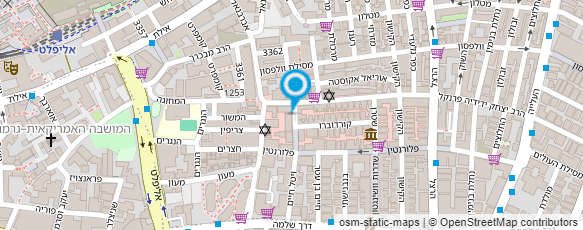 מפת הגעה אל אמנון עמוס- סטודיו לקרמיקה