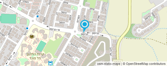 מפת הגעה אל גן הזית